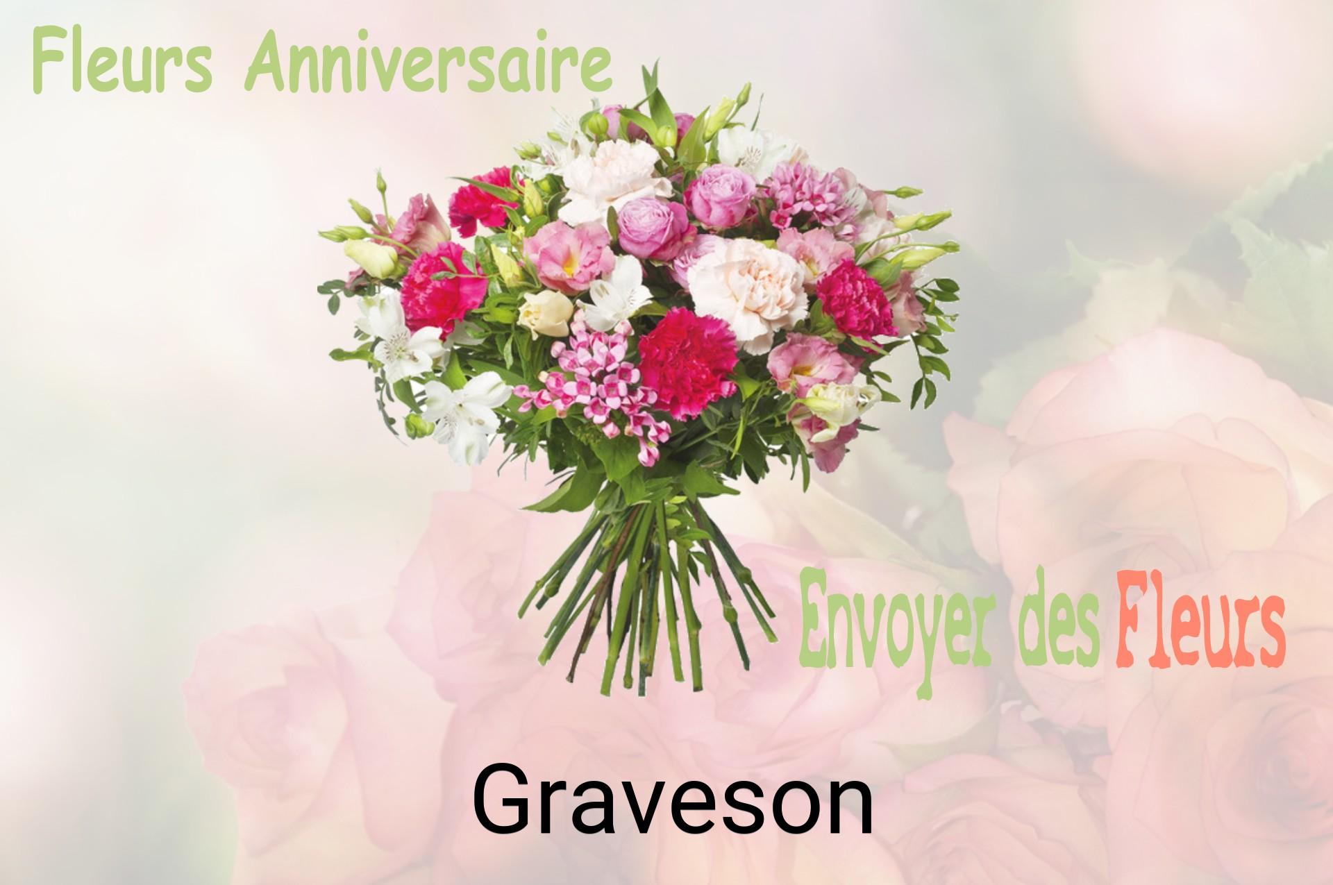 Bouquet de fleurs d’anniversaire livré à Graveson